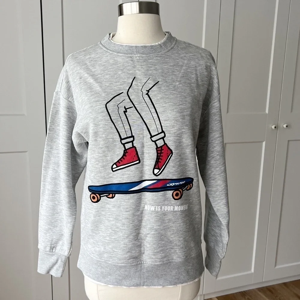 ZARA Boys Grey Sweatshirt sz. 11-12yrs